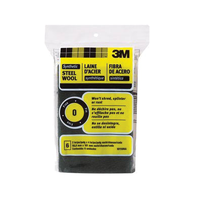 3M Products SandBlaster 10118NA Abrasive Pad, 2 in W x 4 in L, #0 Grit, Fine, Gray