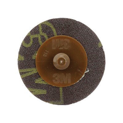 3M Products Roloc 11412 361F Series Grinding Disc, 1 in Dia, 36 Grit, Aluminum Oxide Abrasive, 25000