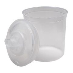 3M™ PPS™ 16000 Standard Lid and Liner Kit, 650 mL, Use with Liner (Y/N): Yes