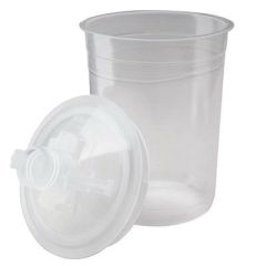 3M™ PPS™ 16114 Mini Lid and Liner Kit, 117 mL, Use with Liner (Y/N): Yes