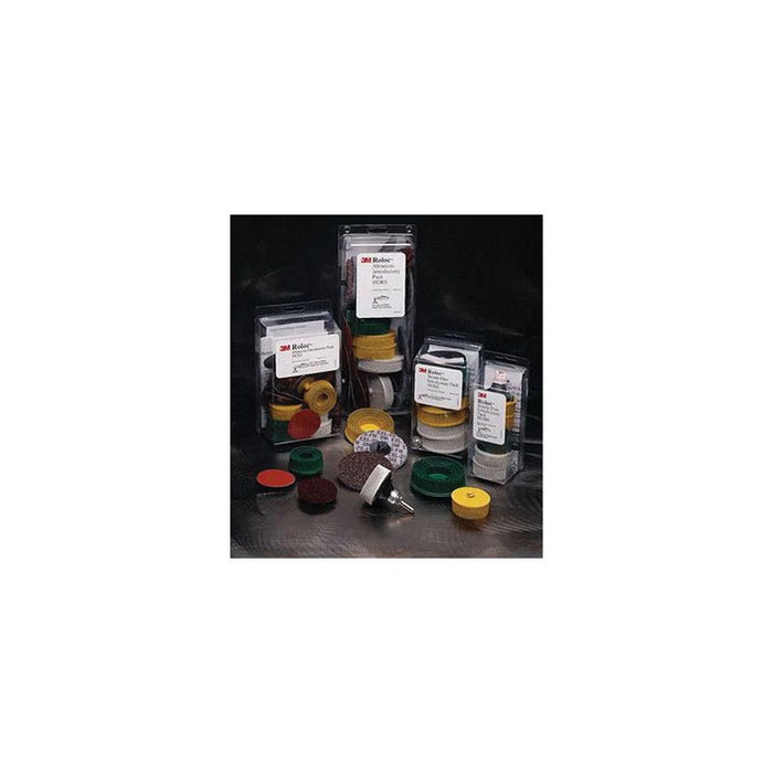 3M Products Roloc 18696 982BS Series Bristle Disc Kit, 2 in Dia, Multi-Color