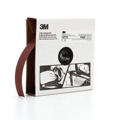 3M 19776 314D Utility Cloth Roll 1 in x 20 yd P400 Extra Fine Aluminum Oxide