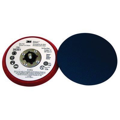 3M 20351 203 Series Regular Low Profile Disc Pad, 5 in Dia, 5/16 in - 24 TPI Arbor, PSA Attachment — view 2