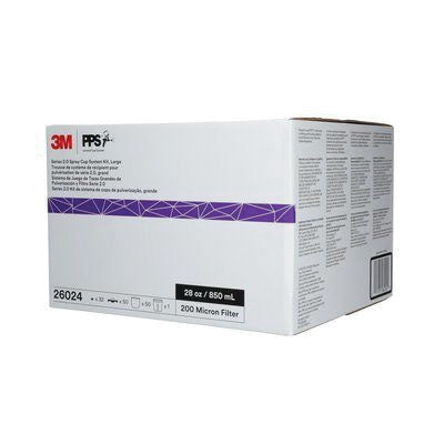 3M Products PPS 26024 Large Spray Cup Liner Kit, 850 mL, Use with Liner (Y/N): Yes — view 2
