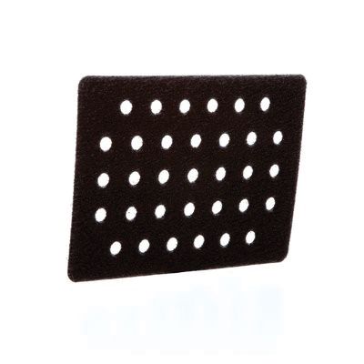 3M 28325 Clean Sanding Pad Hook Saver, 4 in L x 3 in W, Hook and Loop Attachment — Black