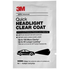 3M™ 32516 Quick Headlight Clear Coat Wipe, Milky White, Liquid