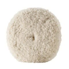 3M™ 33280 Double-Sided Compound Pad, 9 in Dia, Quick Connect Attachment, Wool Pad, White