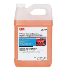 3M™ 38350 All Purpose Cleaner and Degreaser, 1 gal Bottle, Brown/Yellow