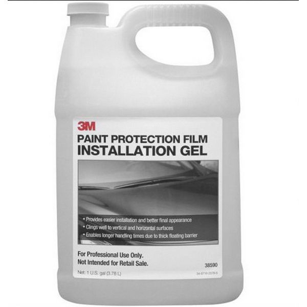 3M Products 38590 Paint Protection Film Installation Gel, 1 gal Bottle, Colorless, Liquid โ view 2