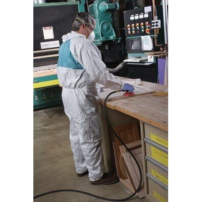 3M Products 40113 4520 Series Disposable Protective Coverall, X-Large, Polypropylene, Green/White, E โ view 2