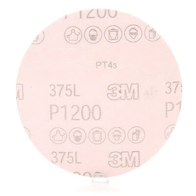 3M Products 55713 360L Series Abrasive Disc, 5 in, P220 Grit, Hook and Loop, Purple — view 3