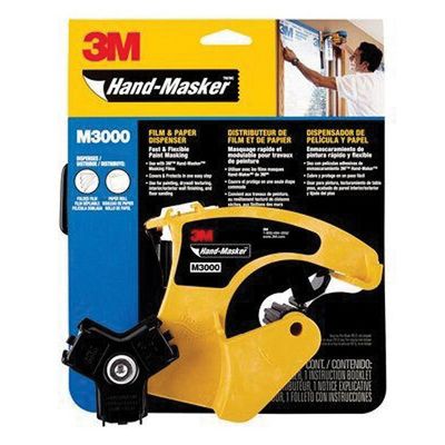 3M Hand-Masker 6788 M3000 Series Hand Held Tape Dispenser, Yellow