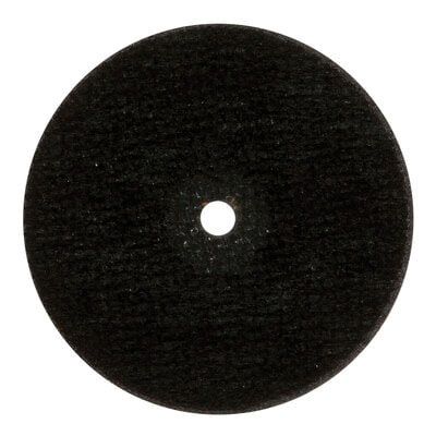 3M 87457 Straight Cut-Off Wheel, 3 in Dia x 0.035 in THK, 1/4 in Center Hole, 25465 rpm — Black