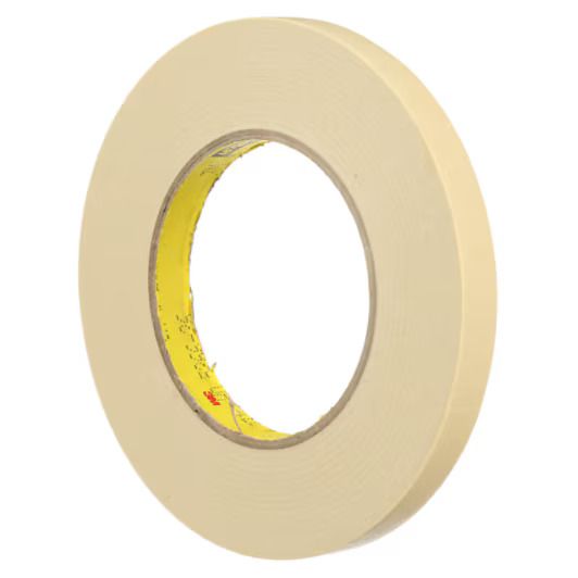 3M Paint Masking Tape 231/231A, Tan, 36 mm x 55 m, 7.6 mil, 24 Rolls/Case