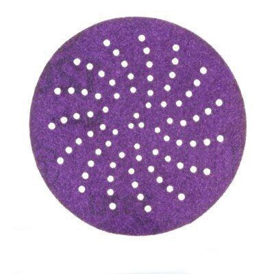 3M Cubitron II 31362 3 in 120+ Grit Hookit Abrasive Disc Purple Paper Backing
