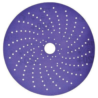 Cubitron II 31483 6 in 320+ Grit Hook and Loop Sanding Disc Purple