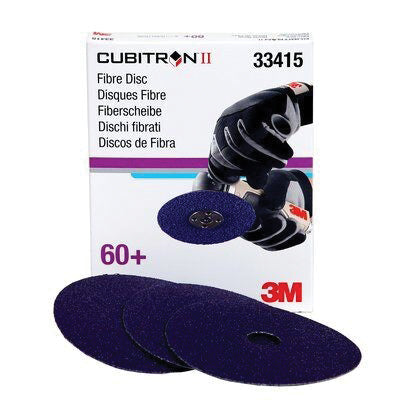 3M Products Cubitron II 33415 Abrasive Disc, 5 in Dia, 60+ Grit, 12000 rpm, Purple — view 2