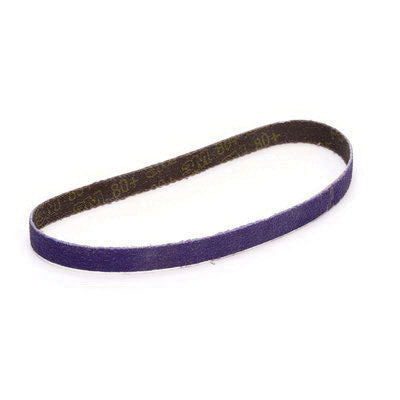 3M Products Cubitron II 33440 786F Series File Belt, 3/8 in W x 13 in L, 80+ Grit, Purple — view 4