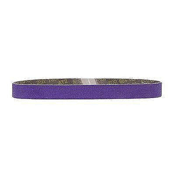 Cubitron™ II 33451 786F Series File Belt, 3/4 in W x 20-1/2 in L, 60+ Grit, Purple