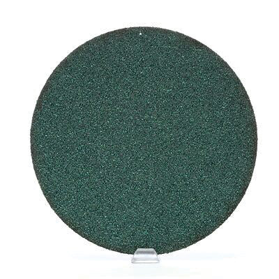 Green Corps™ 00515 751U Series Abrasive Disc, 6 in Dia, P40 Grit, Hook and Loop, Green