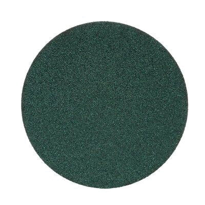 Green Corps™ 00524 255U Series Abrasive Disc, 8 in Dia, 40 Grit, Hook and Loop, Green