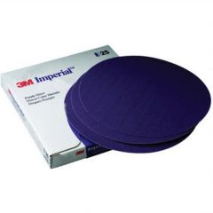 Imperial™ 1745 740I Series Dust Free Abrasive Disc, 8 in Dia, 36 Grit, Hook and Loop, Purple