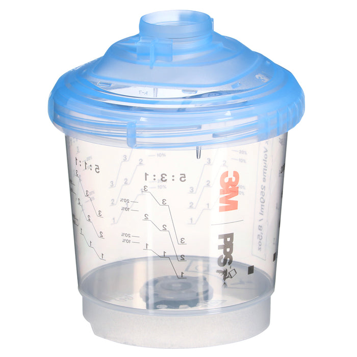3M Products Series 2.0 Vented Spray Cups Kit 26261, Mini (8.5 Fl Oz, 250 Ml), 200 Micro