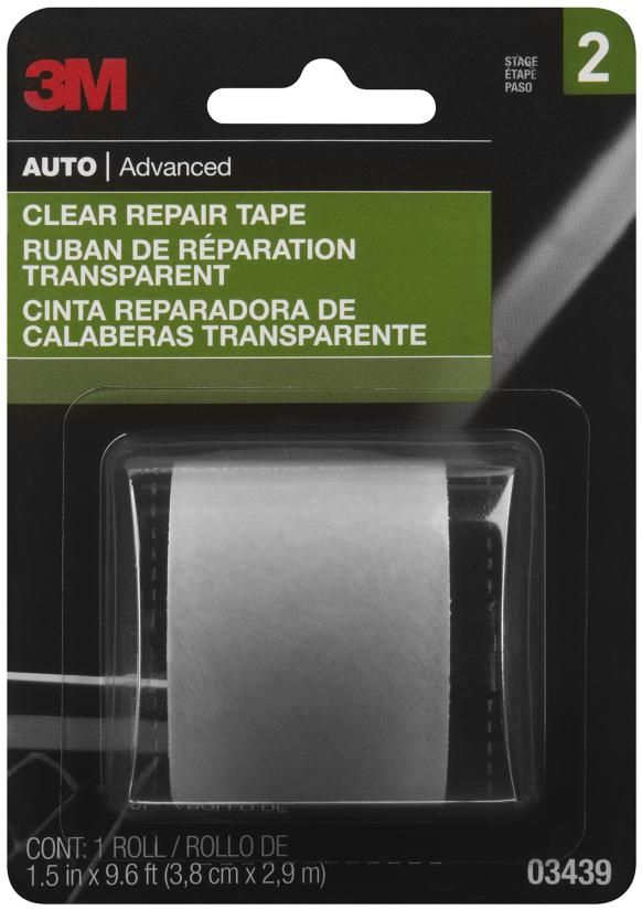 3M Products Clear Repair Tape, 03439, 1-1/2 in x 115 in, 24 per case