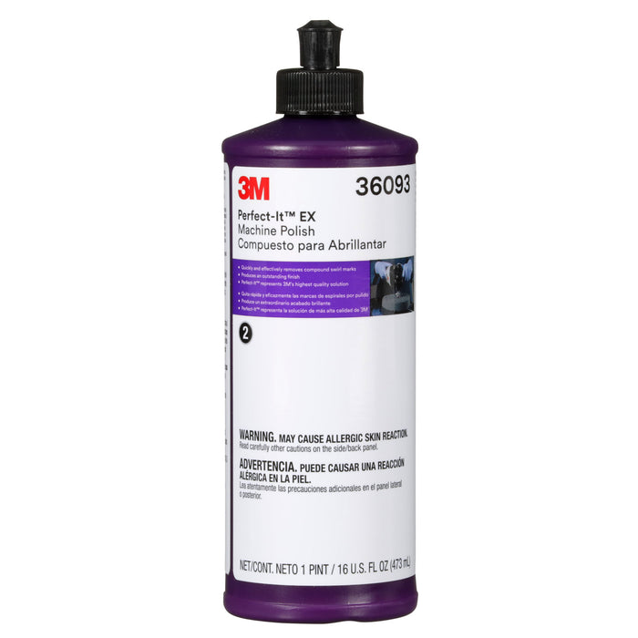 Perfect-It 36093 EX Machine Polish Gray Liquid - Extended Wet Time, Low Sling