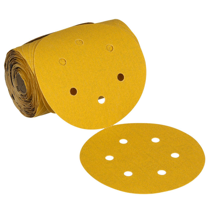 3M Products Stikit Gold Abrasive Disc Roll 61644, 120, 6 in (150 mm), Dust-Free, 100 pcs/ — view 2