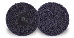 Scotch-Brite™ Roloc™ 89496 XO-DR Clean and Strip Disc, 3 in Dia, Extra Coarse Grade, TR Attachment, Purple