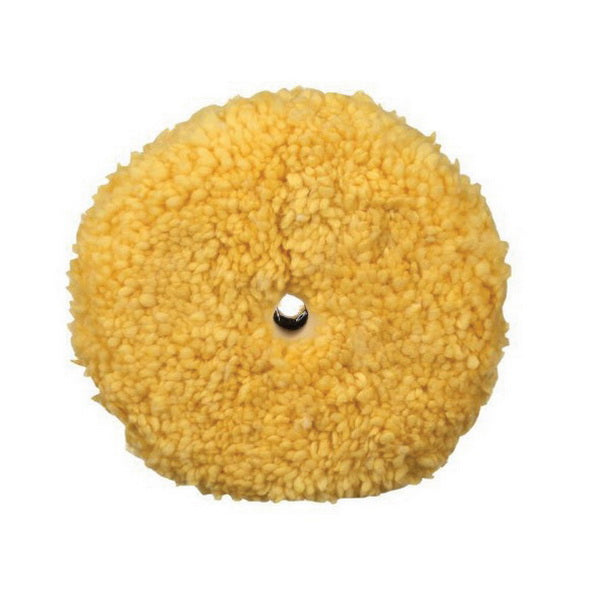 Perfect-It™ 5754 Double Sided Polishing Pad 9.9 in Yellow - Quick Connect Wool Pad