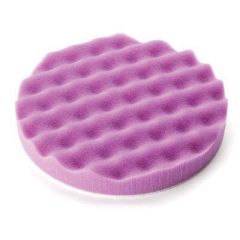 Perfect-It™ 33042 1-Step Single Sided Finishing Pad, 6 in Dia, Hook and Loop Attachment, Foam Pad, Purple