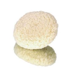Perfect-It™ 33287 Double Sided Compounding Pad, 6 in Dia, Quick Connect Attachment, Wool Pad, White