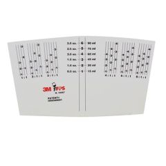 PPS™ 16067 Generic Mix Ratio Inserts, Use With: Paint Preparation System, 3 oz Micro Cup