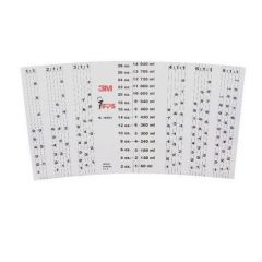 PPS™ 16091 Generic Mix Ratio Inserts, Use With: Paint Preparation System, 28 oz Large Cup