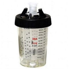 PPS™ 16121 Mini High Output Pressure Hard Cup, 180 mL, Use With: HGP Spray Gun System, Flexible Liner and Lids