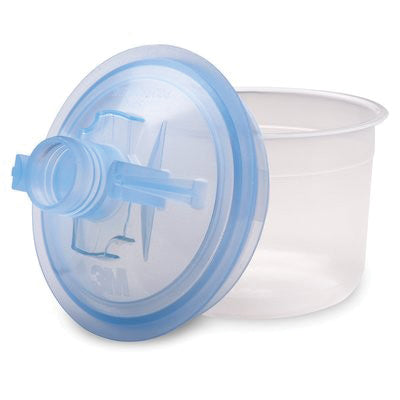 3M PPS Micro Lid and Liner Kit 16328 - Transparent, 90 mL Cups with Filters for Paint Preparation