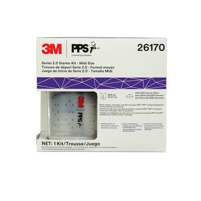 3M PPS Series 2.0 MIDI 6-Pack Starter Kit 400 mL - includes 6 lids with 200 µm filters, 6 liners
