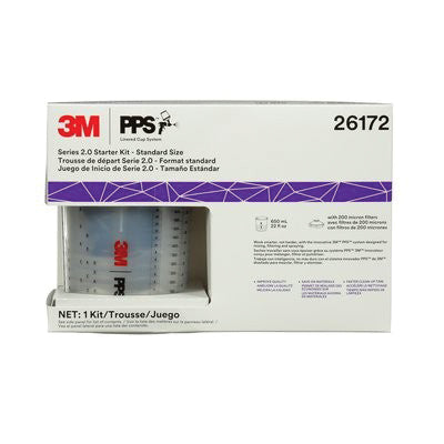 3M PPS Series 2.0 Standard 6-Pack Starter Kit 650 mL with Lids, Liners and Hard Cup