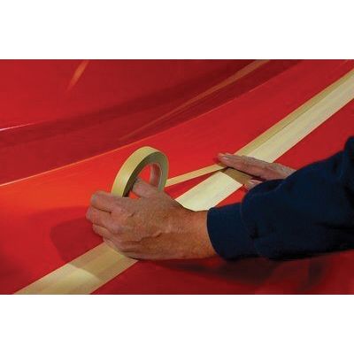 3M Products Scotch 04698 218 Series Fine Line Masking Tape, 60 yd x 1/2 in, 5 mil THK, Green
