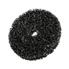 Scotch-Brite™ 00946 CS-DC Clean and Strip Disc, 6 in Dia, Silicon Carbide Abrasive, Black