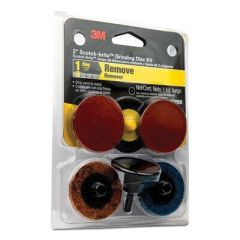 Scotch-Brite™ 03050 Assorted Grinding Disc Kit, 2 in Dia, 36/80/120 Grit, Fine Coarse Grade, Assorted