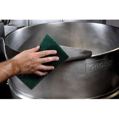 3M Products Scotch-Brite 05509 86 Series Heavy Duty Scour Pad, 6 in W x 9 in L, Green — view 3