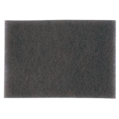 Scotch-Brite™ 07448 Non-Woven Hand Pad, 6 in W x 9 in L, 600 to 1000 Grit, S Ultra Fine Grade, Gray