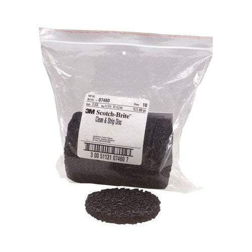 Scotch-Brite 7460 4 in Extra Coarse Clean and Strip Disc, 6000 rpm, 1/4 in Hub