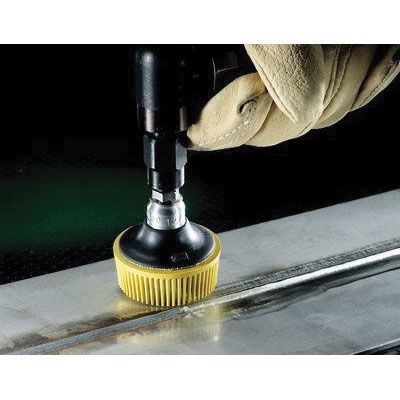 3M Scotch-Brite 18734 Tapered Bristle Disc, 3 in Dia, 50 Grit, Coarse Grade, Aluminum Oxide β Green