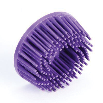 Scotch-Bright 7536 Body Man's Bristle Disc 2 in - 36 Grit Ceramic, Purple, Roloc Quick Change