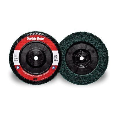 3M Scotch-Brite 21055 XT Pro Series Clean and Strip Extra Cut Disc, 7 in Dia, Extra Coarse Grade, 86 — view 3