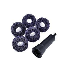 Scotch-Brite™ 21758 XO-DR Series Brake Hub Cleaning Disc Kit, Extra Coarse Grade, 20000 rpm, Purple